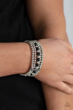 Load image into Gallery viewer, Paparazzi Gloss Over The Details - Black Bracelet
