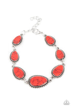 Load image into Gallery viewer, Paparazzi Elemental Exploration - Red Stone Bracelet
