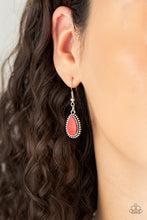 Load image into Gallery viewer, Paparazzi Elemental Eden - Red Stone Necklace
