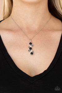 Classically Clustered - Black Necklace Paparazzi