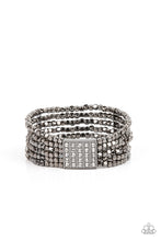Load image into Gallery viewer, Star-Studded Showcase - Black Bracelet Paparazzi

