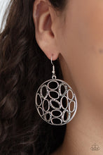 Load image into Gallery viewer, Watch OVAL Me - Silver Earring
