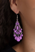 Load image into Gallery viewer, STAYCATION Home - Purple Earring Paparazzi
