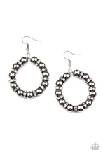 Load image into Gallery viewer, Cosmic Halo - Black Earring Paparazzi
