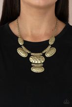 Load image into Gallery viewer, Paparazzi Gallery Relic - Brass Necklace
