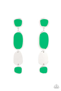 All Out Allure - Green Earring Paparazzi