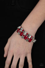 Load image into Gallery viewer, Urban Crest - Red Rhinestone Bracelet Paparazzi
