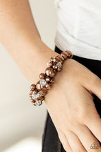 Load image into Gallery viewer, Upcycled Upscale - Brown Pearl Bracelet Paparazzi
