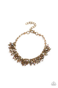 Paparazzi Twinkly Twilight - Brass Bracelet