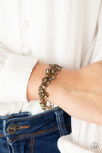 Load image into Gallery viewer, Paparazzi Twinkly Twilight - Brass Bracelet
