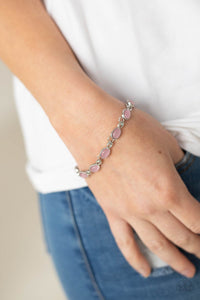 Blissfully Beaming - Pink Moonstone Bracelet Paparazzi