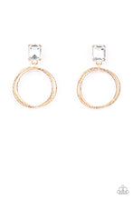 Load image into Gallery viewer, Prismatic Perfection - Gold Earring Paparazzi
