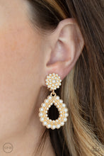 Load image into Gallery viewer, Discerning Droplets - Gold Earring Paparazzi
