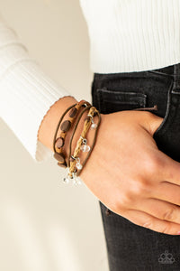 Run The Rapids - Brown Urban Bracelet Paparazzi