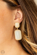 Load image into Gallery viewer, Meet Me At The Plaza - Gold Clip on Earring Paparazzi
