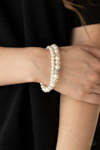 Load image into Gallery viewer, Paparazzi Cotton Candy Dreams - White Pearl Bracelet
