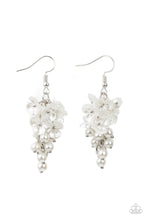 Load image into Gallery viewer, Bountiful Bouquets - White Earring Paparazzi
