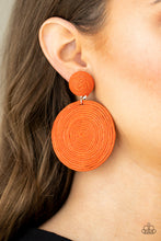 Load image into Gallery viewer, Paparazzi Circulate The Room - Orange Earring
