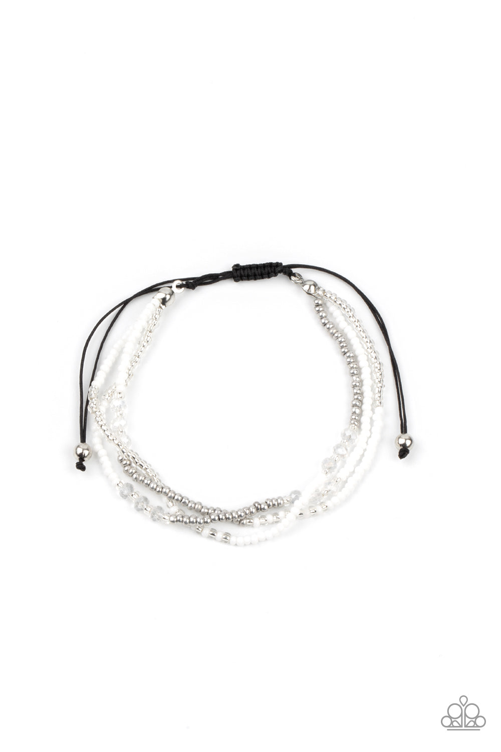 BEAD Me Up, Scotty! - White Urban Bracelet Paparazzi