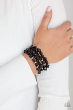 Load image into Gallery viewer, Paparazzi Nice GLOWING! - Black Bracelet
