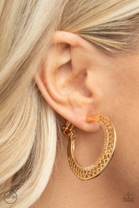 Moon Child Charisma - Gold Earring Paparazzi