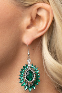 Big Time Twinkle - Green Earring Paparazzi