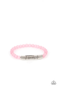 Family is Forever - Pink Moonstone Bracelet Paparazzi