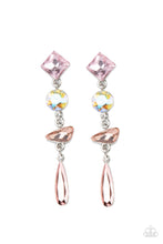 Load image into Gallery viewer, Paparazzi Rock Candy Elegance - Pink Earring
