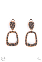 Load image into Gallery viewer, Playfully Primitive - Copper Clip on Earring Paparazzi
