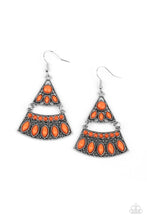 Load image into Gallery viewer, Desert Fiesta - Orange Earring Paparazzi
