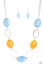 Load image into Gallery viewer, Paparazzi Beachside Boardwalk - Multi Blue Necklace
