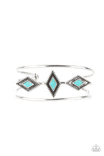 Load image into Gallery viewer, Desert Diamondback - Blue Bracelet paparazzi
