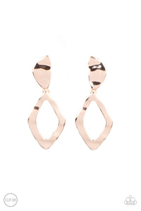 Industrial Gallery - Rose Gold Earring Paparazzi