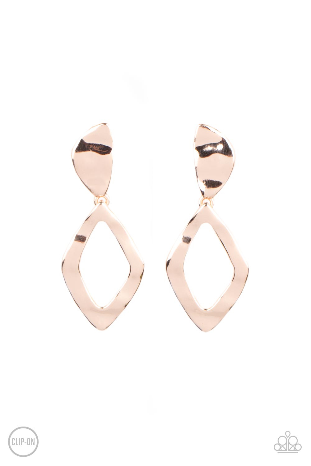 Industrial Gallery - Rose Gold Earring Paparazzi