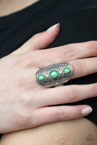 Promenade Paradise - Green Ring Paparazzi