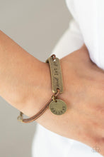 Load image into Gallery viewer, Believe and Let Go - Brass Bracelet Paparazzi
