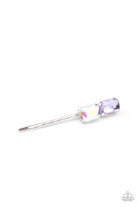 Paparazzi Material Girl Goals - Purple Rhinestone Hair Clip