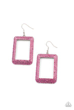 Load image into Gallery viewer, World FRAME-ous - Pink Earring Paparazzi
