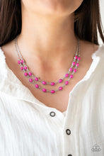 Load image into Gallery viewer, Paparazzi Sahara Safari - Pink Stone Necklace

