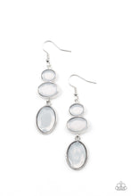 Load image into Gallery viewer, Tiers Of Tranquility - White Earring Paparazzi
