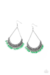 Orchard Odyssey - Green Earring Paparazzi