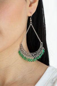 Orchard Odyssey - Green Earring Paparazzi