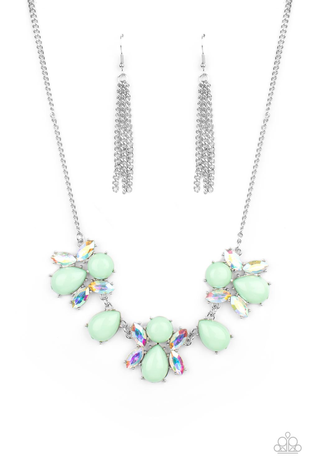 Paparazzi Galaxy Gallery - Mint Green Necklace