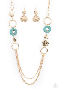 Grounded Glamour - Gold and Turquoise Set