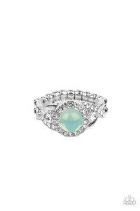 New Age Nirvana - Green Moonstone Ring Paparazzi