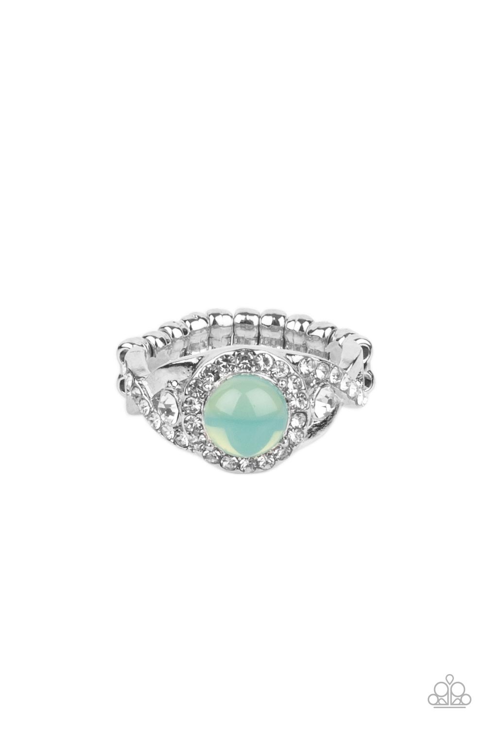 New Age Nirvana - Green Moonstone Ring Paparazzi