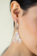 Load image into Gallery viewer, Jaw-Droppingly Jelly - Silver Hoop Earring Paparazzi
