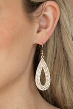 Load image into Gallery viewer, Exquisite Exaggeration - Gold Earring Paparazzi
