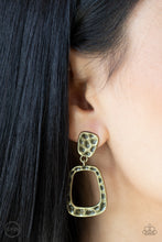 Load image into Gallery viewer, Playfully Primitive - Brass Earring Paparazzi
