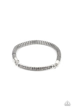 Load image into Gallery viewer, Fearlessly Unfiltered - Silver Hematite Bracelet Paparazzi
